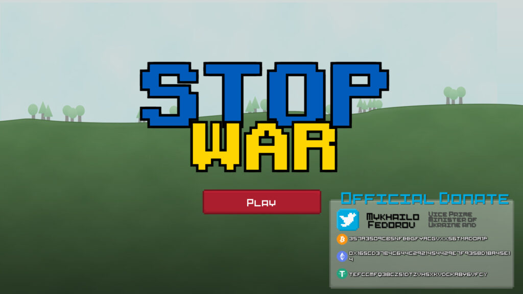 Stop War Game